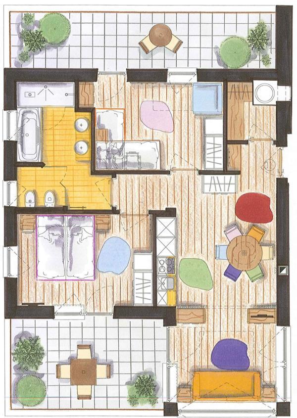 Color Home Suite Apartments Предацо Екстериор снимка