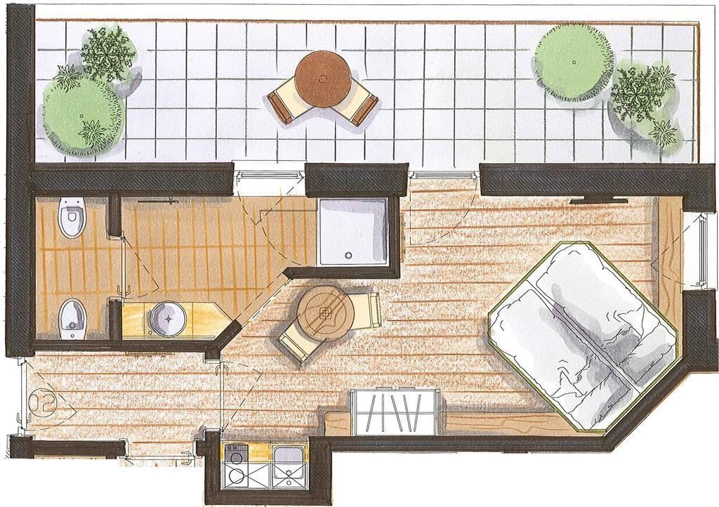 Color Home Suite Apartments Предацо Стая снимка